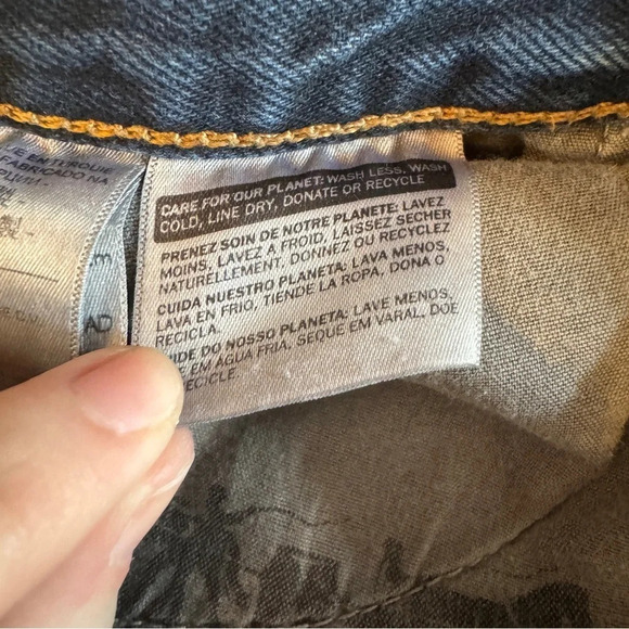 Levi's Orange Tab Jeans 27 x 27 505C Distressed  Medium Wash Grunge Punk‎ Slim - Picture 14 of 16